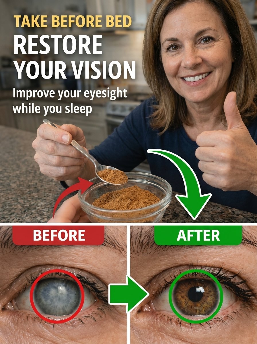 The ONE Bedtime Spoonful Over 60s Are Swearing By for Sharper Vision & Fresher Eyes Every Morning