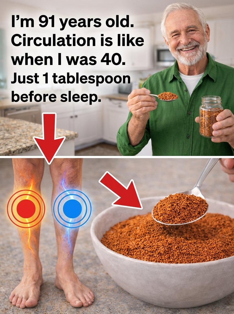 Seniors, The #1 Bedtime Secret for Warm, Tingle-Free Legs: Boost Circulation in 24 Hours or Less!