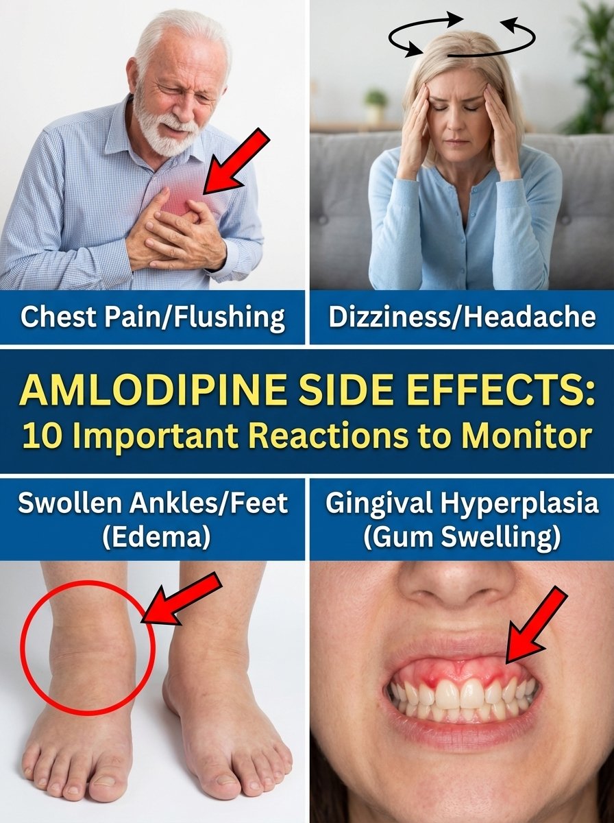 Amlodipine User Alert: 12 Side Effects You CANNOT Afford to Ignore (Plus the #1 Tip Doctors Wish You Knew!)