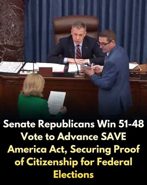 🚨 SHOCKWAVE! Senate Just Voted to REQUIRE Proof of Citizenship for Federal Elections – This Changes EVERYTHING!