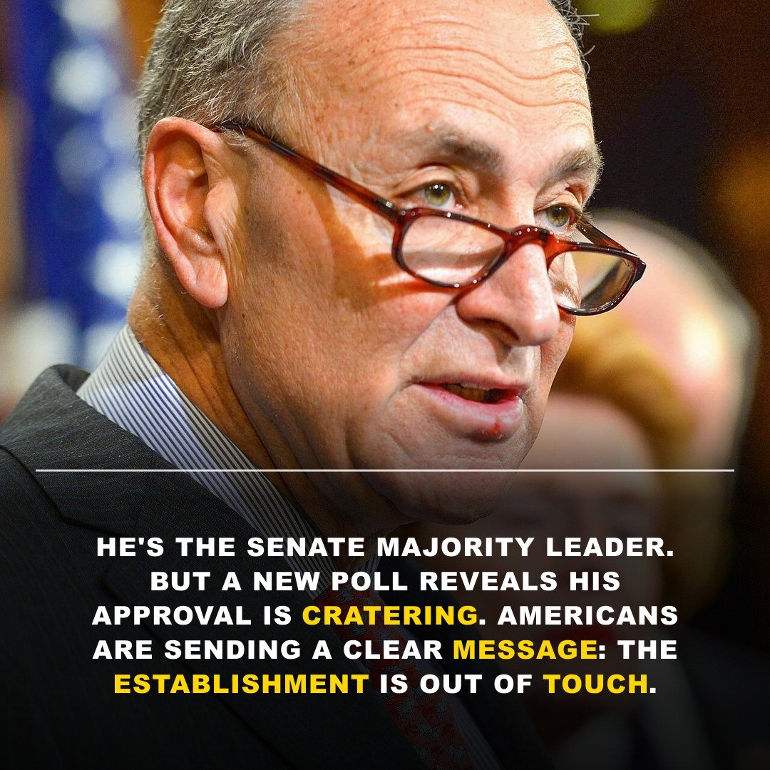 THEY'VE HAD ENOUGH! Chuck Schumer Just PLUMMETED To The BOTTOM – And The Establishment Is TERRIFIED!