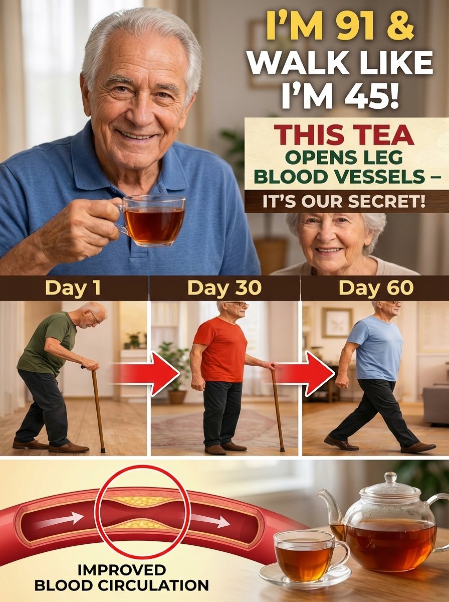 Over 60? Don't Miss Out! These 3 Teas Are Quietly Helping Thousands Regain Muscle Strength and Walk with Unshakeable Confidence!
