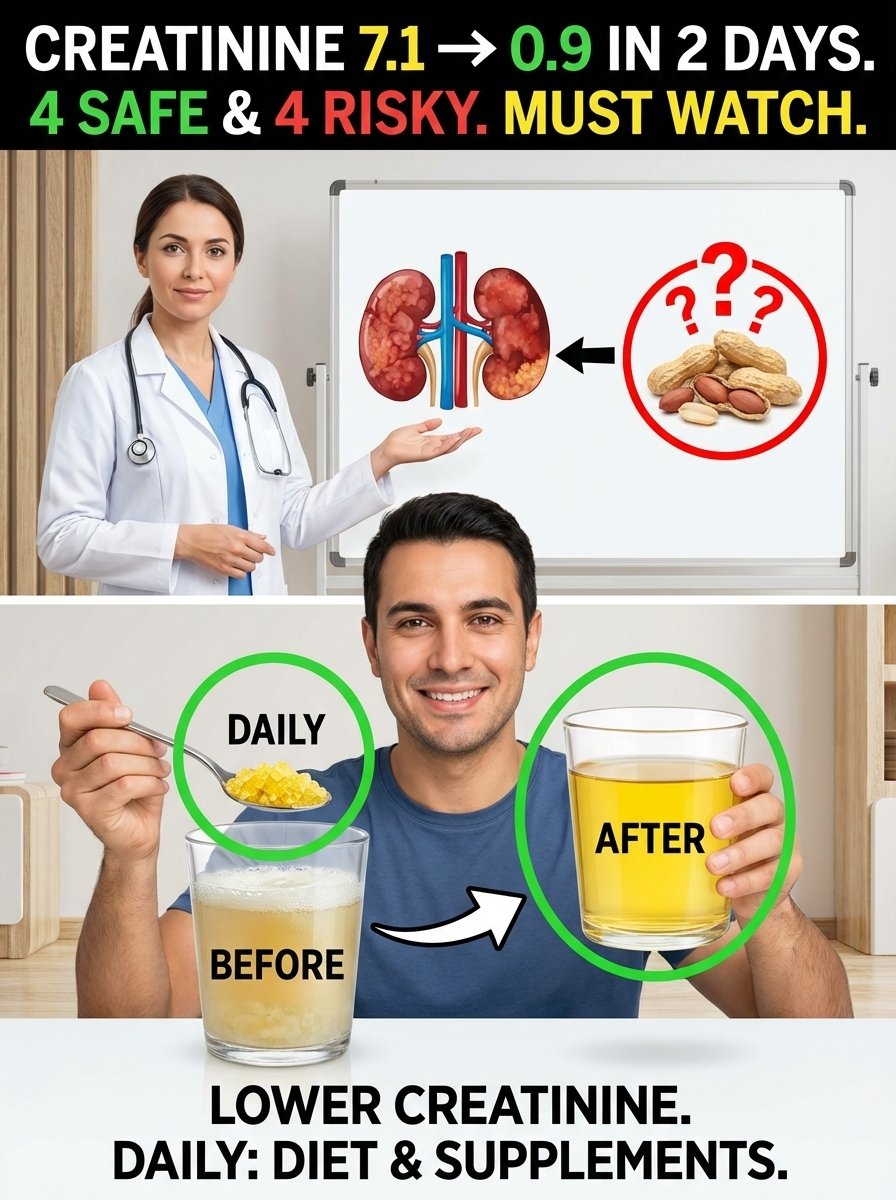The 2-Day Creatinine Miracle Is a MYTH: Here Are the 4 Fats That REALLY Support Your Kidneys (and 4 Dangerous Ones to AVOID!)