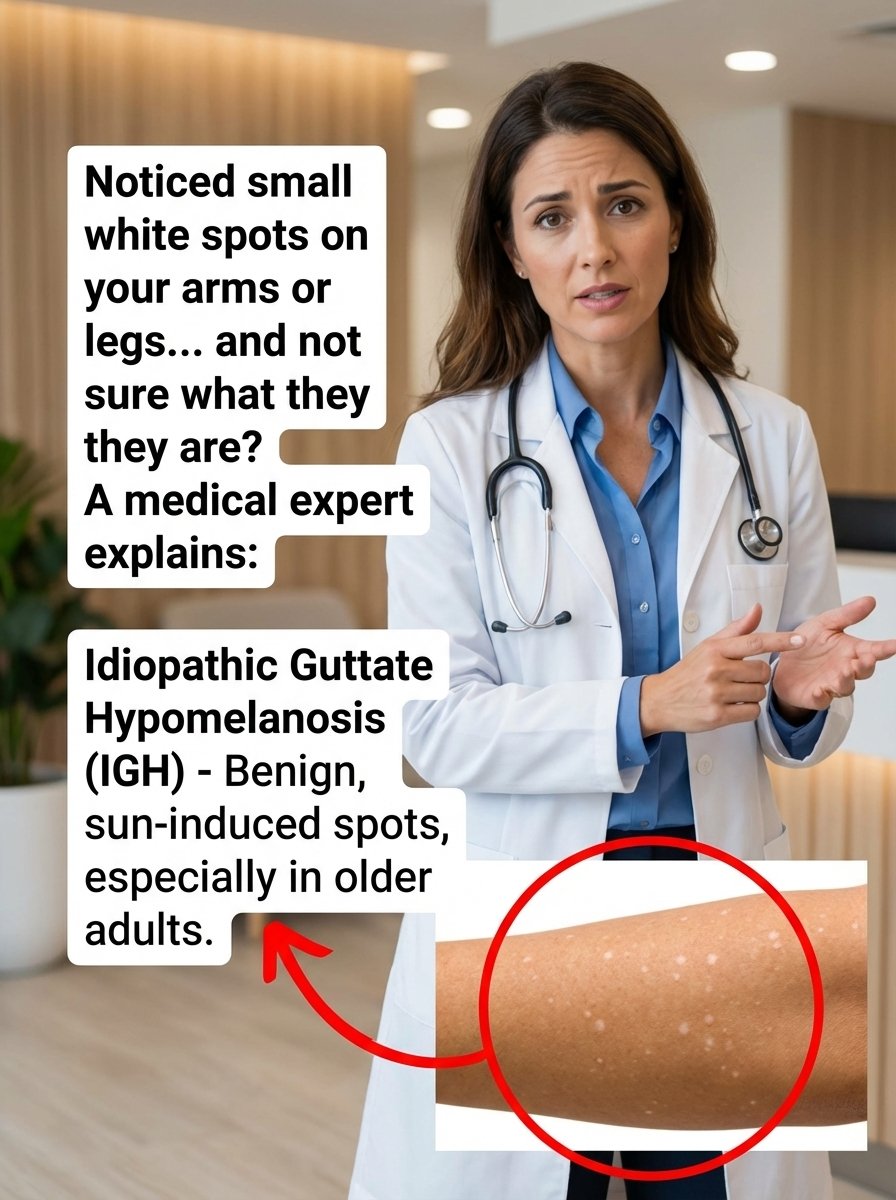 Suddenly Noticing White Spots on Your Arms or Legs? What They REALLY Mean (And 3 Ways to Protect Yourself After 40!)
