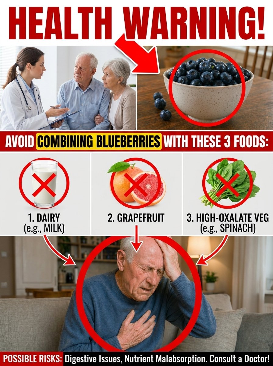 Seniors: Are You Accidentally Sabotaging Your Blueberries? Avoid These 3 Common Foods to Unlock Their FULL Brain-Boosting Power!
