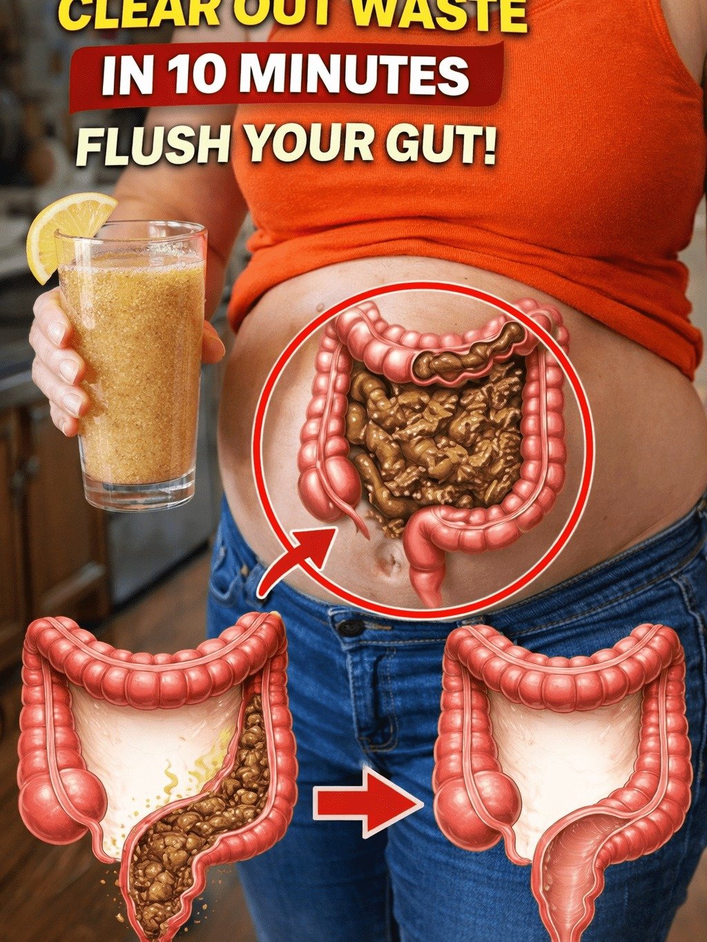 Unlock Daily Comfort: The Viral 3-Ingredient Drink for Effortless Gut Health (Especially If You're Over 45!)