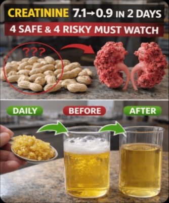 Shocking Creatinine Drop from 7.1 to 0.9 in 2 Days? The 4 'Miracle' Fats for Kidneys (And 4 Dangerous Traps You MUST Avoid)