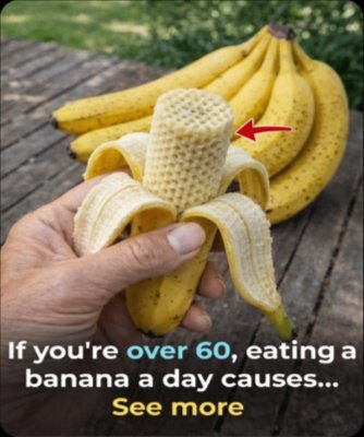 The Shocking Truth: What Happens to Your Body When You Eat Just ONE Banana a Day After 60