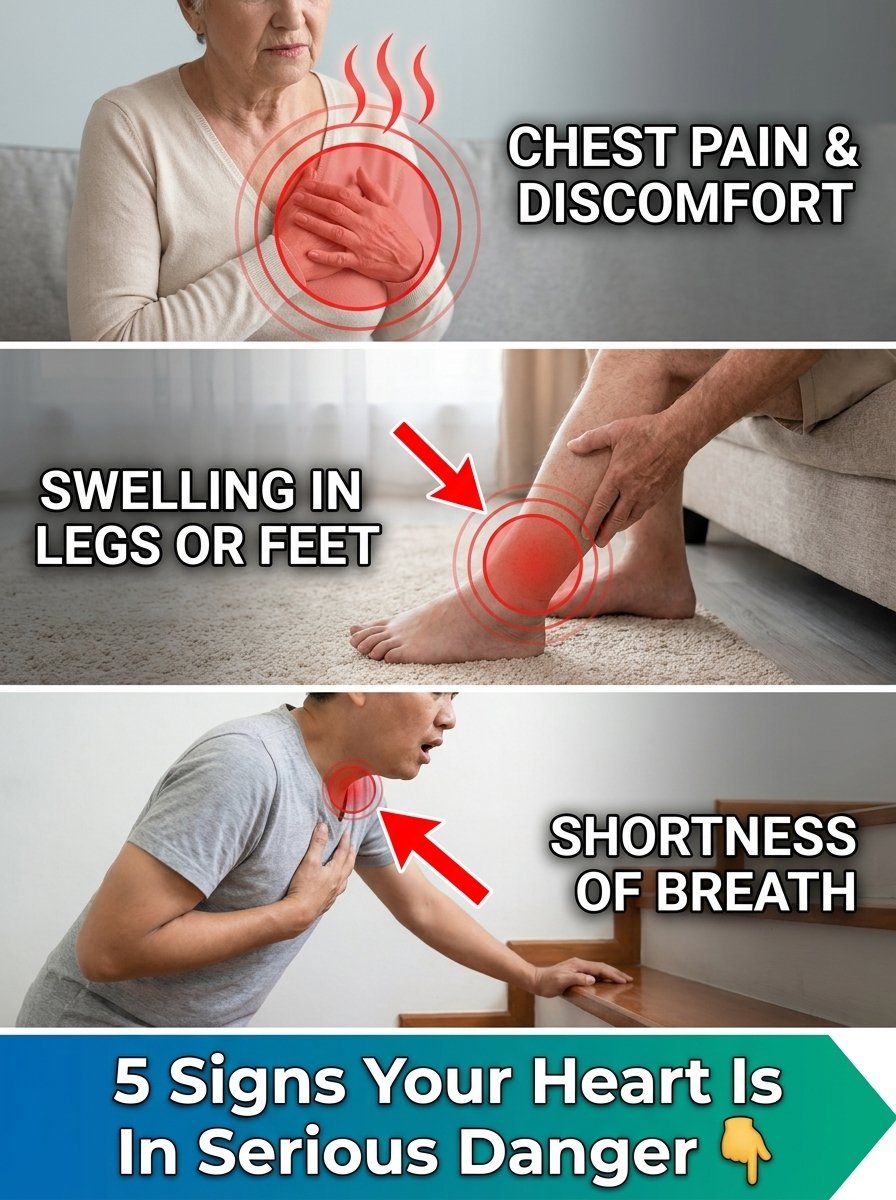 The 5 Silent Heart Attack Warnings Your Body Gives You Up To A MONTH In Advance (Don't Miss These Critical Clues!)