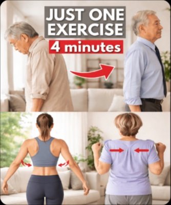 The Forgotten 4-Minute Japanese Secret to Erase Forward Head Posture After 60 (Stand Taller, Feel Years Younger!)