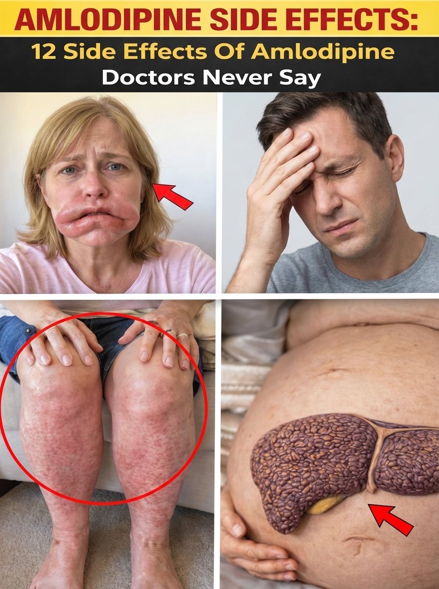 The 12 Amlodipine Side Effects Doctors NEVER Tell You (And How to Spot #1 Before It's Too Late)