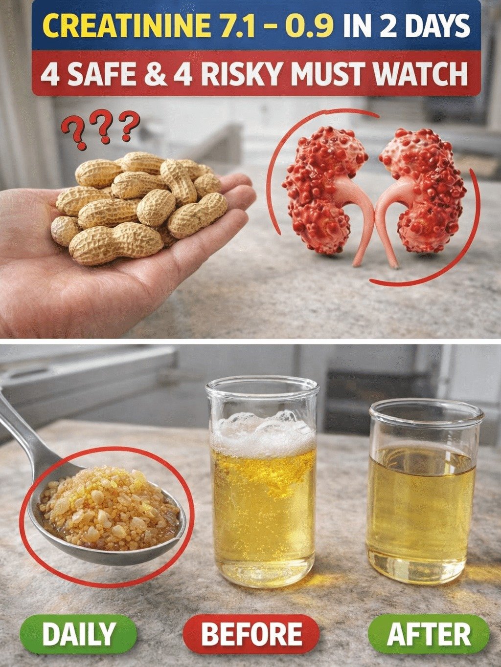 SHOCKING 2-Day Drop: Creatinine Plunges from 7.1 to 0.9! The 4 'Kidney-Safe' Fats You NEED & 4 Toxic Ones to AVOID Immediately