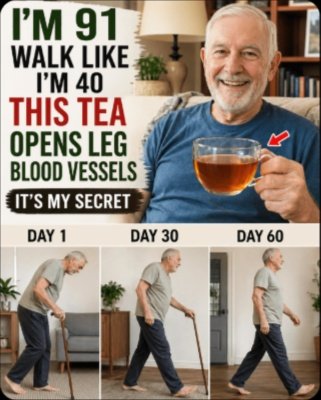 Forget Wobbly Legs! The 3 'Secret' Teas Over 60s Are Sipping Daily to Walk Stronger & Feel YEARS Younger