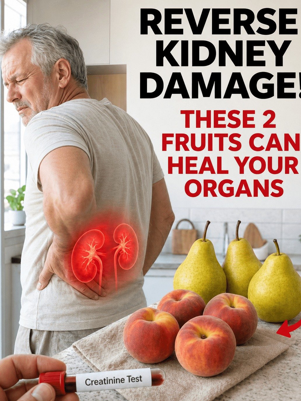 High Creatinine? Don't Eat Another Bite Until You See These 3 Fruits That Protect Your Kidneys (And 3 You MUST AVOID!)