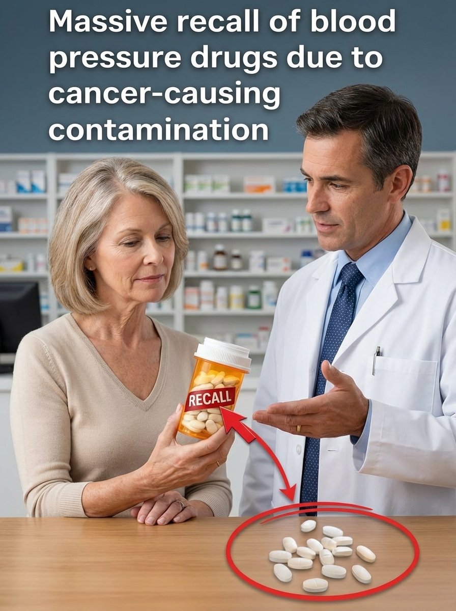 URGENT: Over 500,000 Blood Pressure Pills Recalled – Do THESE 3 Things IMMEDIATELY to Stay Safe!