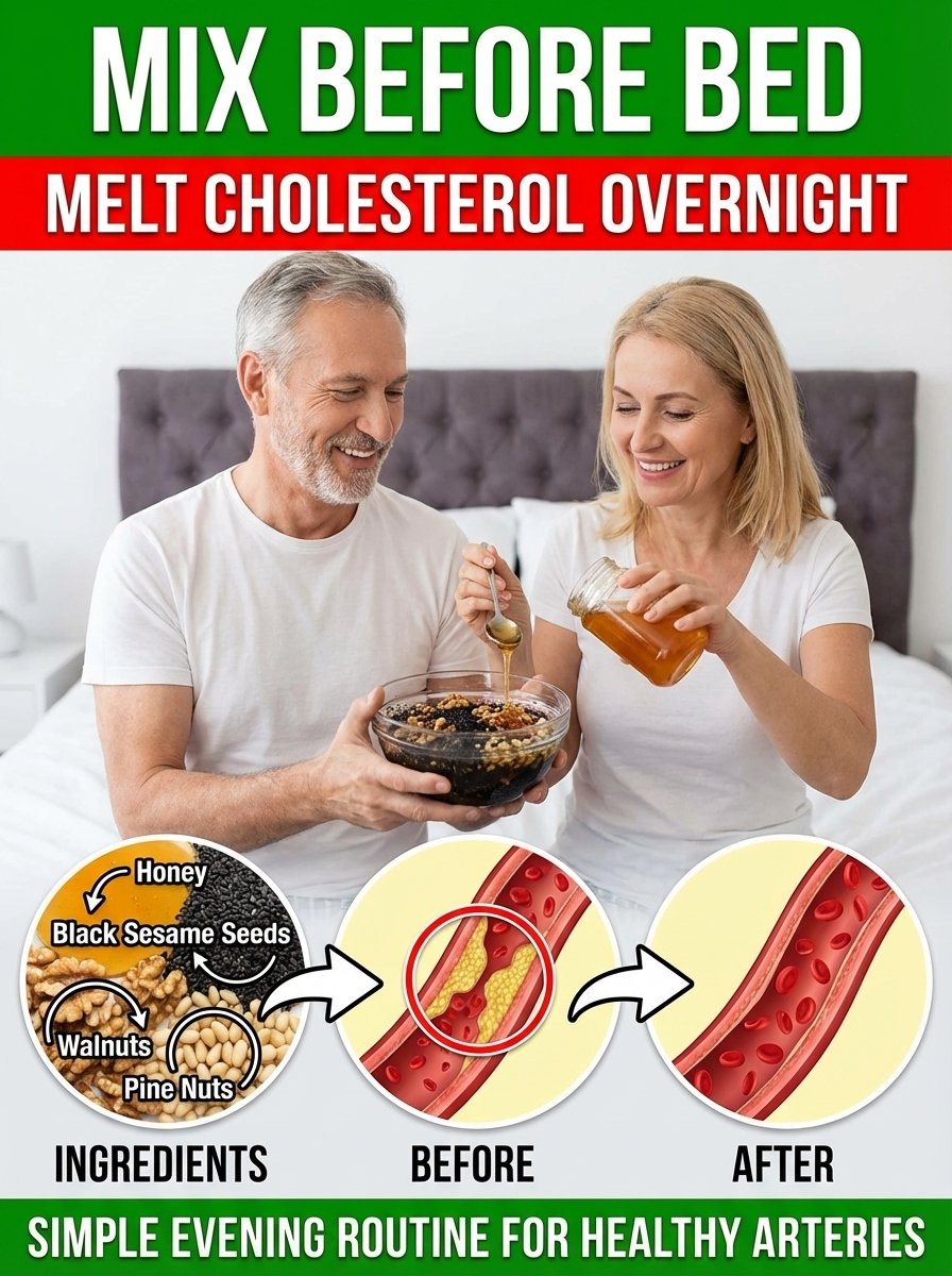 The 30-Second Bedtime Secret: Mix These 3 Kitchen Staples For Softer Arteries & Incredible Circulation While You Sleep!