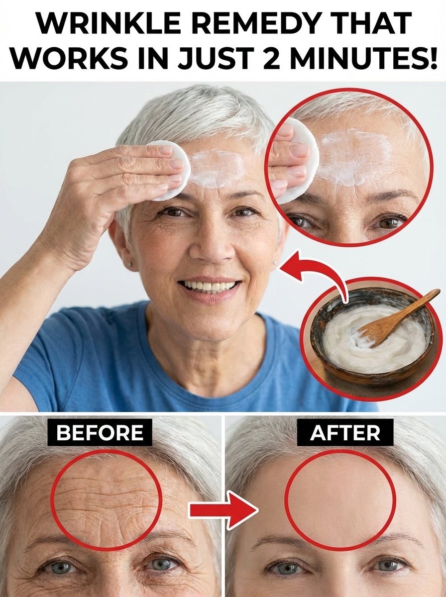 Seniors Are Speechless: This 2-Minute Kitchen Hack Erases Wrinkles Instantly (Before Everyone Finds Out!)