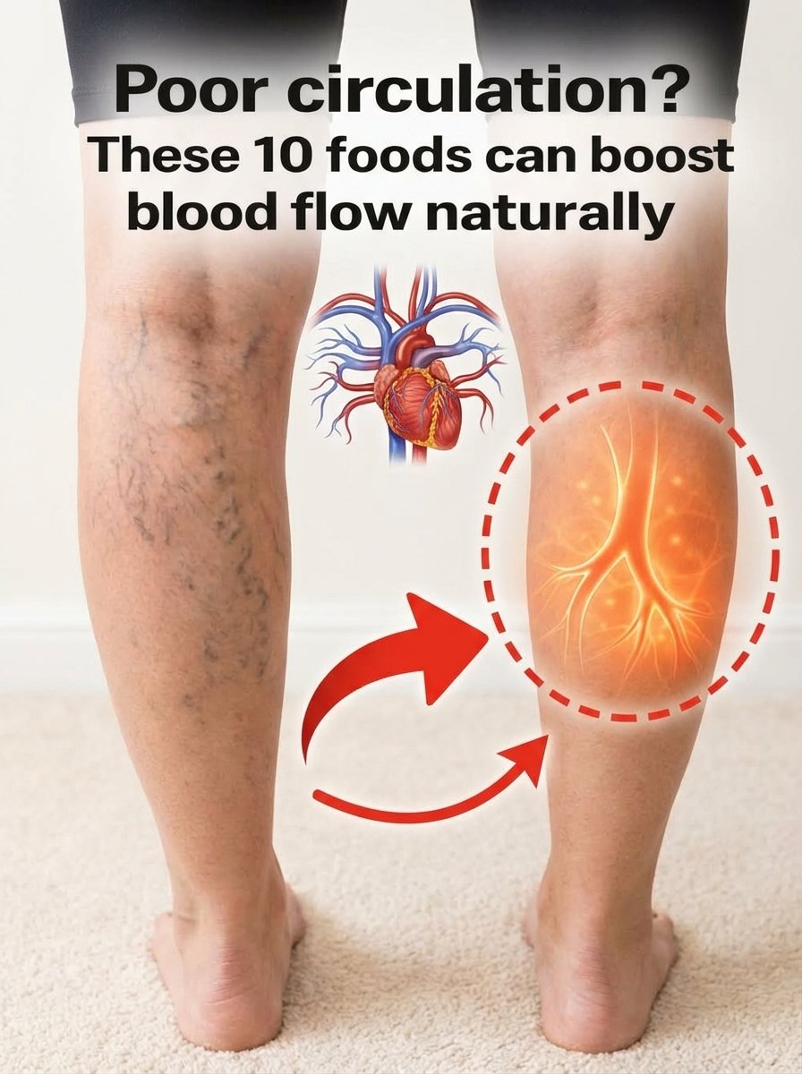 Tired of Cold Feet & Swollen Ankles? 10 Foods That Will REVOLUTIONIZE Your Circulation!