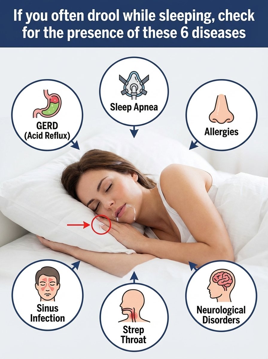 Waking Up to a Wet Pillow? It's NOT Just Annoying—8 Hidden Health Conditions Are Sending You a Warning!