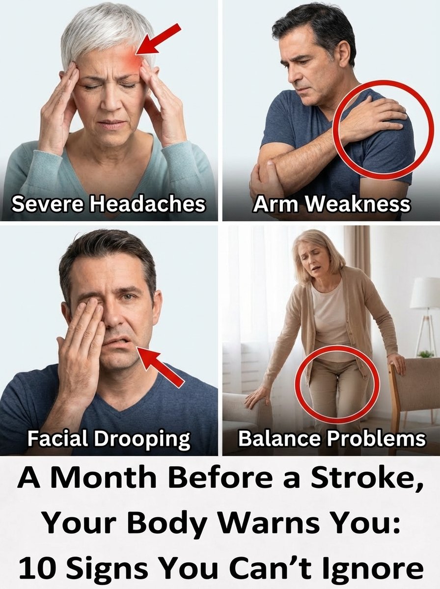 10 Hidden Signals Your Body Sends a Month Before a Stroke (Ignoring #10 Could Be Critical!)