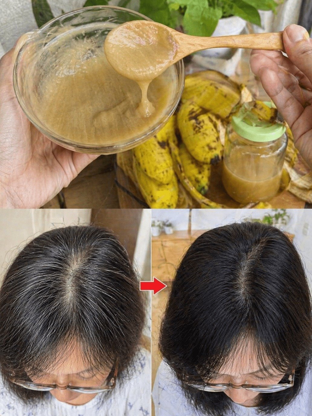 STOP Throwing Them Away! The VIRAL Banana Peel Hack: Can It REALLY Turn Gray Hair Black & Boost Growth?