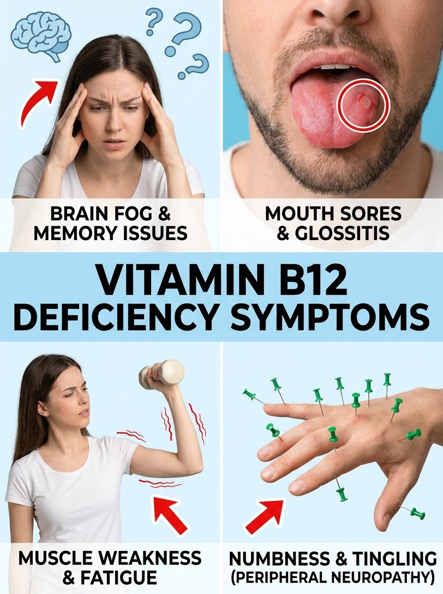 You Won't BELIEVE It: 8 SHOCKING Signs Your Body Is SCREAMING for Vitamin B12 (Don't Miss These Critical Warnings!)