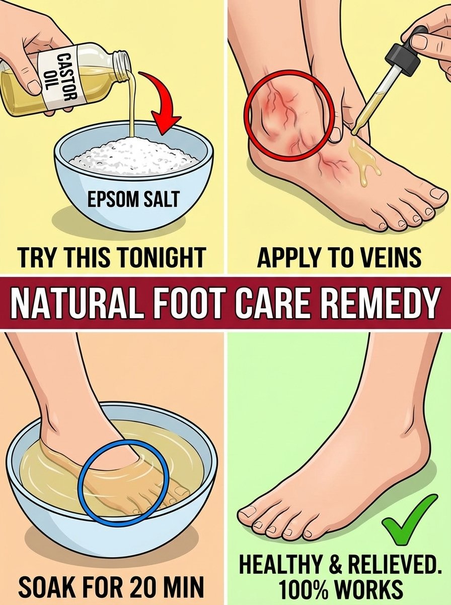 The 10-Day Secret: Women Over 65 Are Raving About This Castor Oil & Epsom Salt Foot Soak (And Why You'll Want to Try It Tonight!)