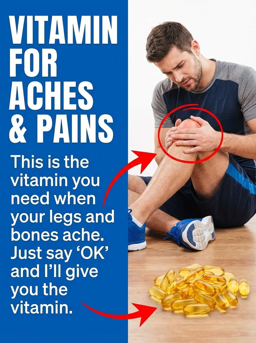 Leg & Bone Aches Draining Your Energy? The #1 Vitamin You're Probably Missing (And How to Fix It FAST!)