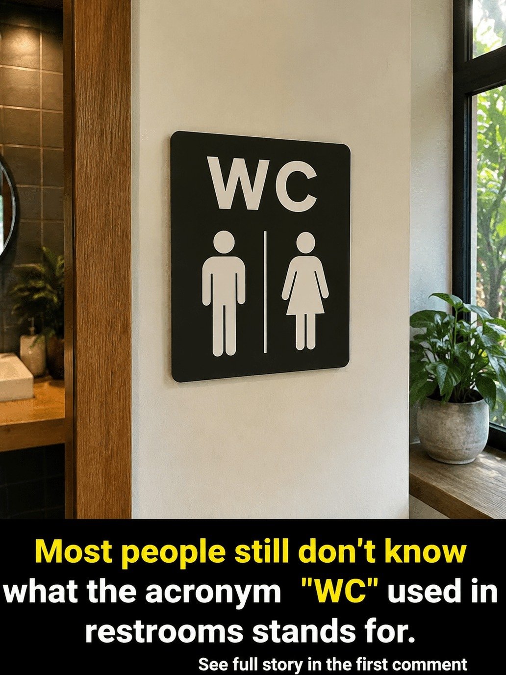 The Viral Secret Millions Are Just Discovering: What 'WC' Really Means on Bathroom Signs (And Why It's Crucial for Your Health!)