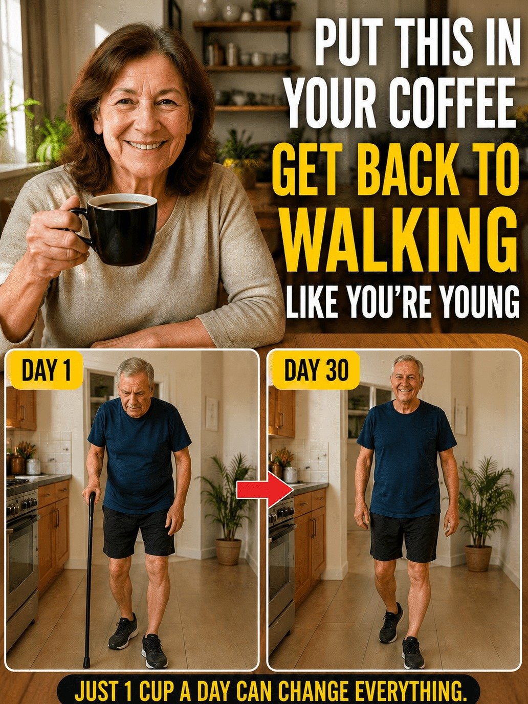 The Shocking Coffee Ingredient That Helped a 74-Year-Old Ditch Stiff Joints (And How YOU Can Too!)