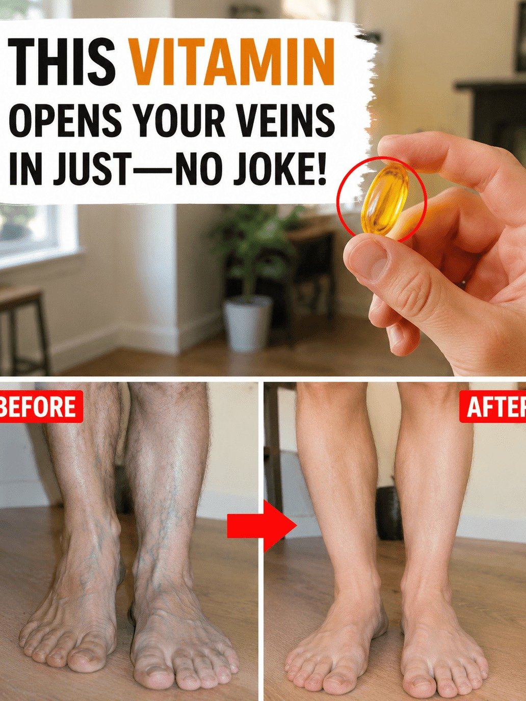 Is This #1 Vitamin the SECRET to Lighter Legs & Warmer Feet? Seniors Over 50 NEED to Know This NOW!