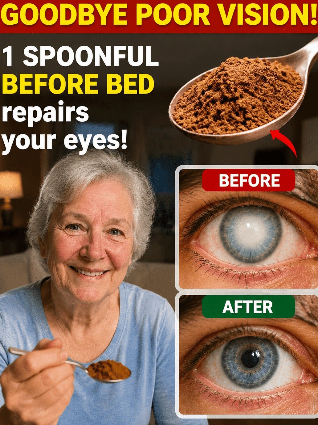 Over 60? Unlock the 5-Step Nighttime Secret for Crystal-Clear Morning Vision (Starting Tonight!)