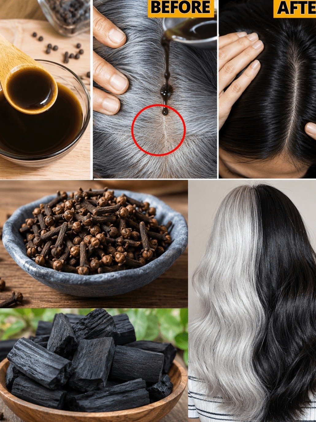 Uncover the 3-Minute Secret: Instantly Transform White Hair to Black & Unlock Rapid Growth!