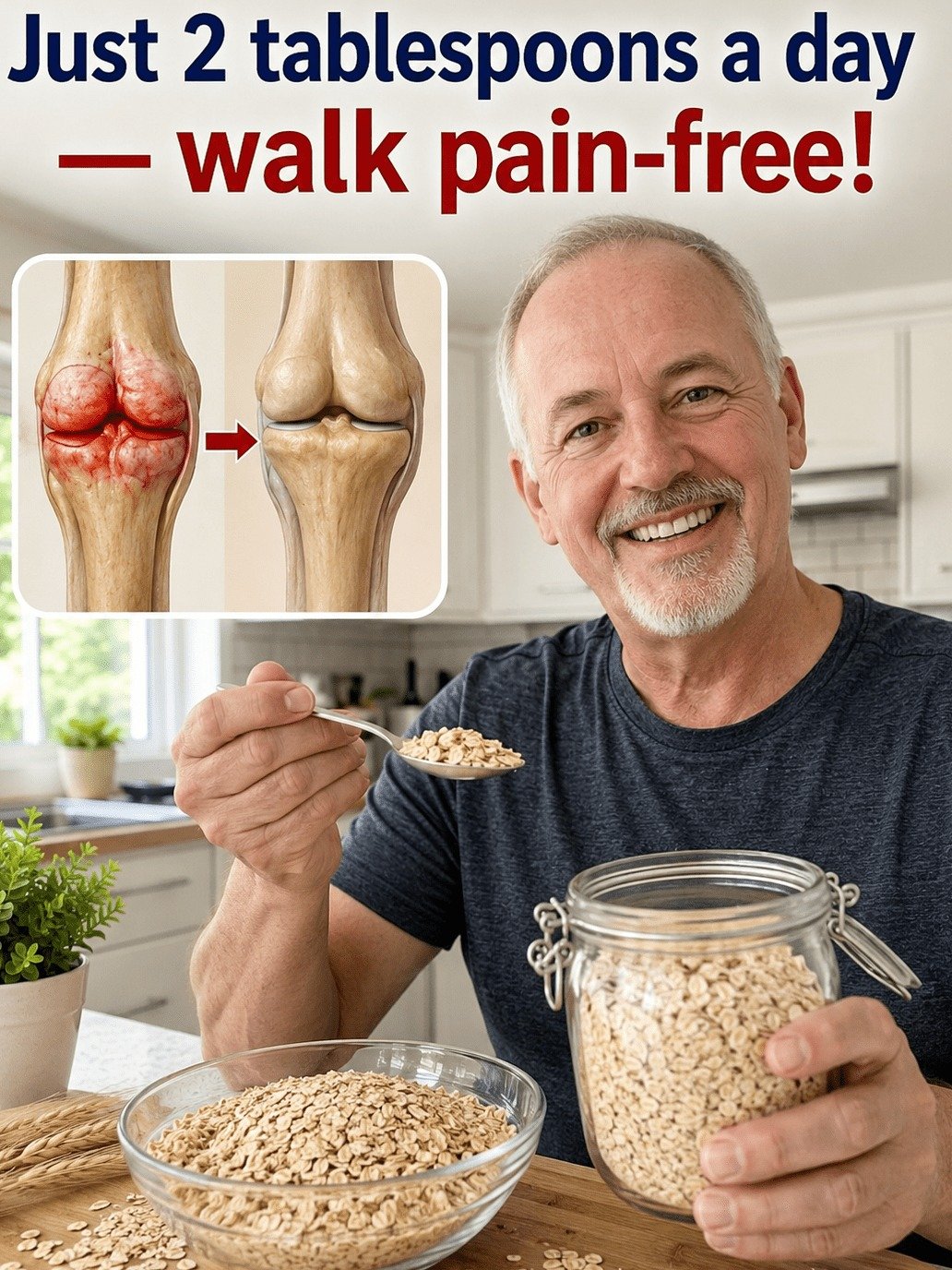 Is Daily Knee Stiffness Stealing Your Comfort? The 2-Minute Morning Oat Habit That Could Transform Your Joints!