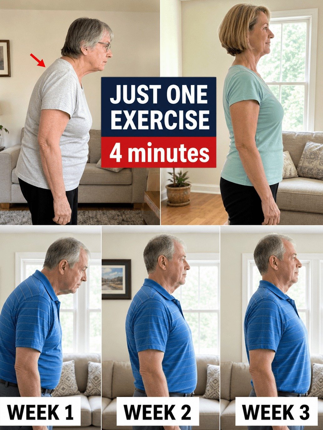 The 4-Minute Japanese Secret That Erases Forward Head Posture After 60 (Japan's Oldest Doctor Reveals All!)