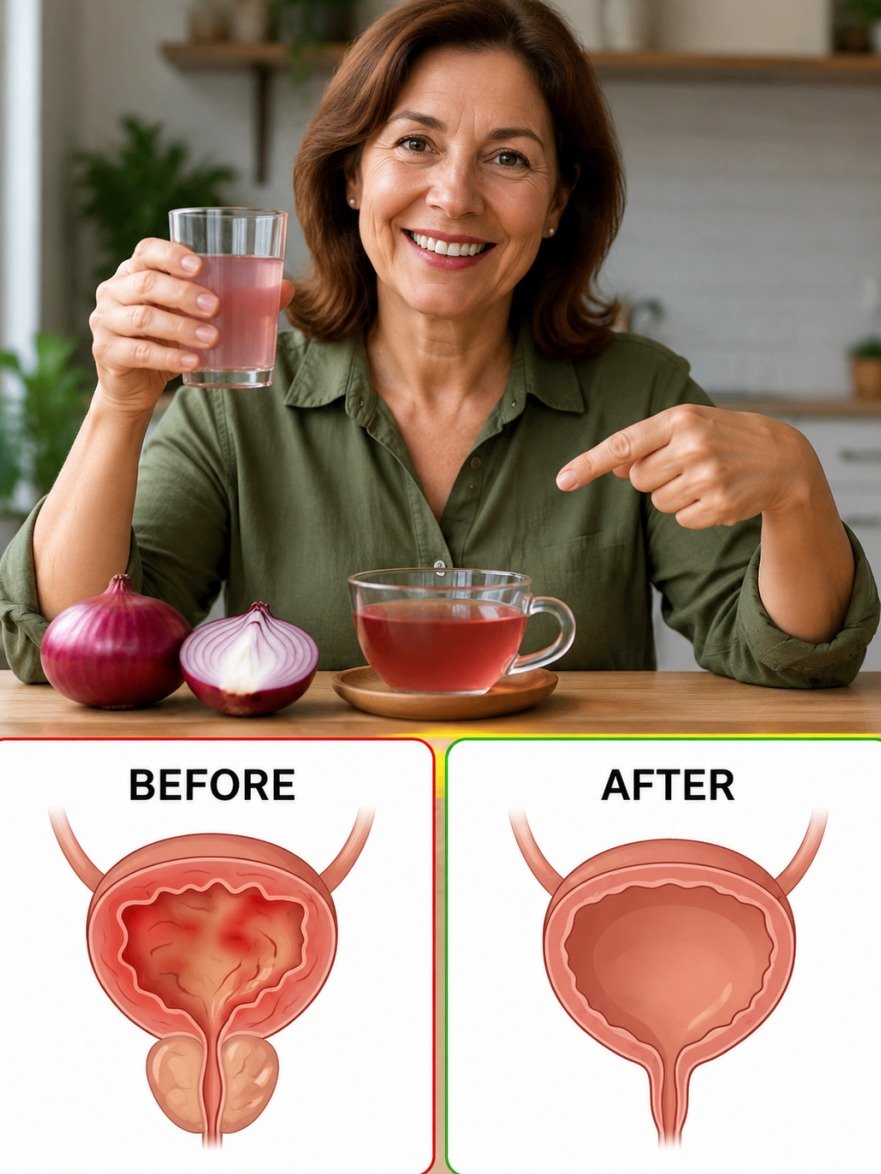 Unlock the Secret: This 1-Ingredient Onion Tea Could Make Your Bladder & Prostate Feel Decades Younger!