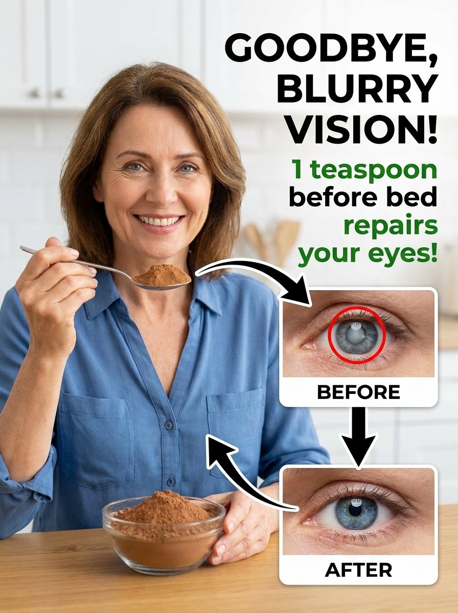 Millions Over 60 Are Missing This! The Simple Bedtime Powder That Could Give You Sharper Vision by Morning
