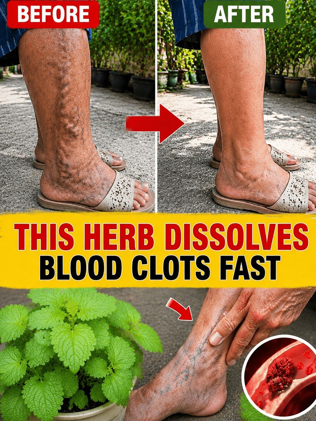 Your Legs Are Crying for Help! Discover 5 POWERFUL Herbs That Could Prevent Dangerous Blood Clots (One Is Already In Your Kitchen!)