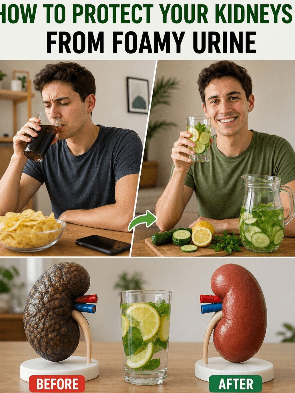 Unlock Your Kidney's Hidden Power: 10 SHOCKING Drinks That Could Slash Proteinuria Risk & Boost Energy!