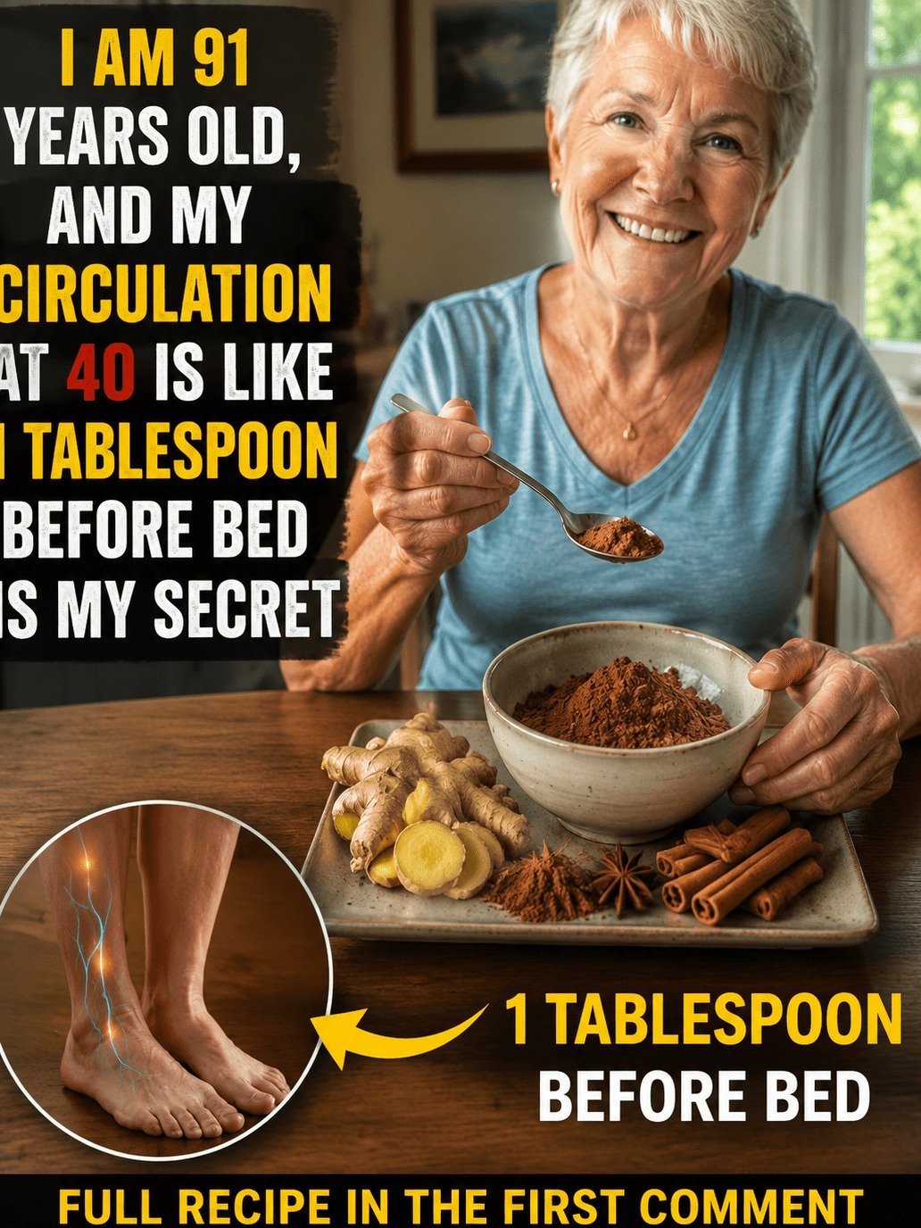 The Viral Bedtime Secret: Eat THIS Tonight to Wake Up with Lighter Legs and Perfect Circulation!