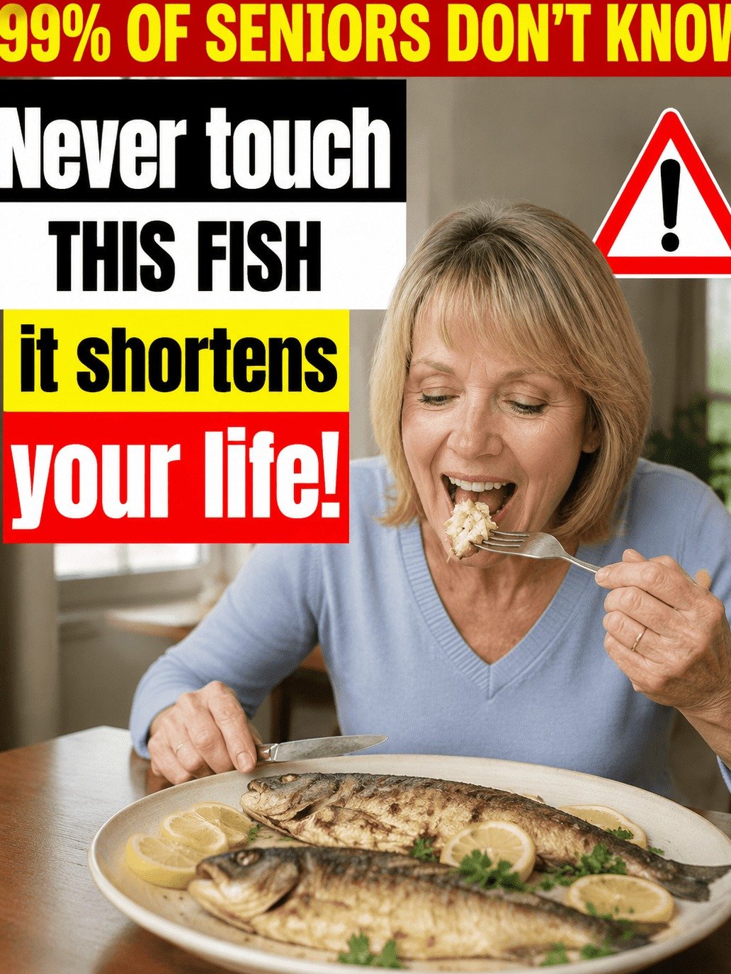 If You're Over 60, STOP Eating These 4 Fish NOW (And Add THESE 4 for a Sharper Brain & Stronger Heart!)