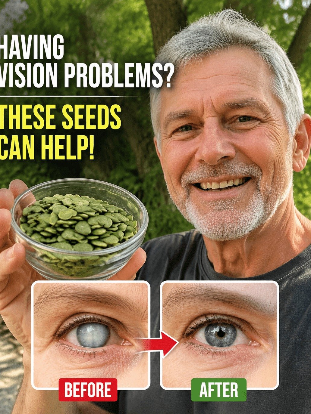 The #1 Seed You NEED After 40 To Protect Your Eyesight & See Clearly Again (Don't Miss This Simple Trick!)