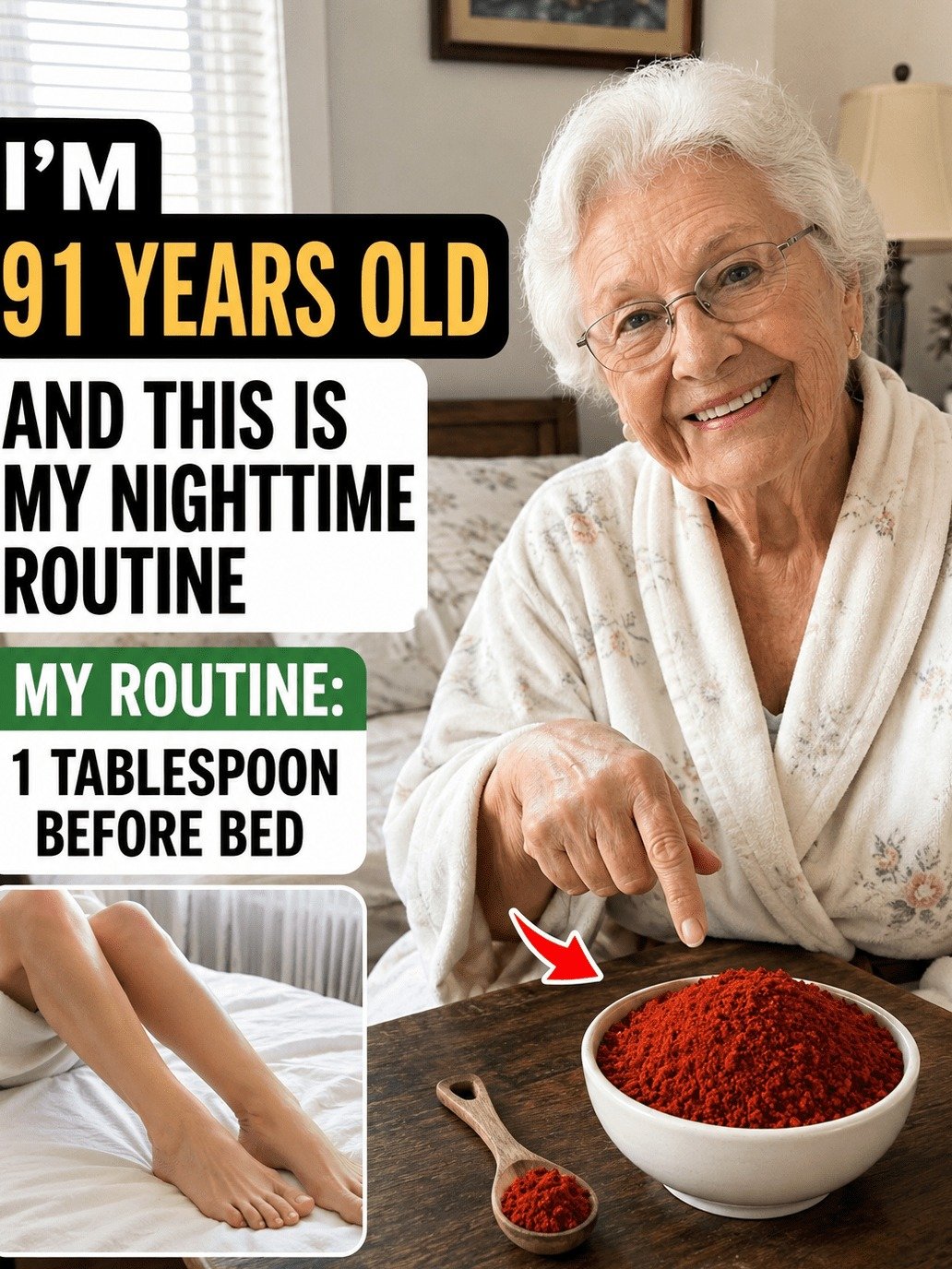 The 5-Step Nighttime Secret Seniors Are Using to Banish Leg Discomfort & Sleep Soundly (You Won't Believe Step #2!)