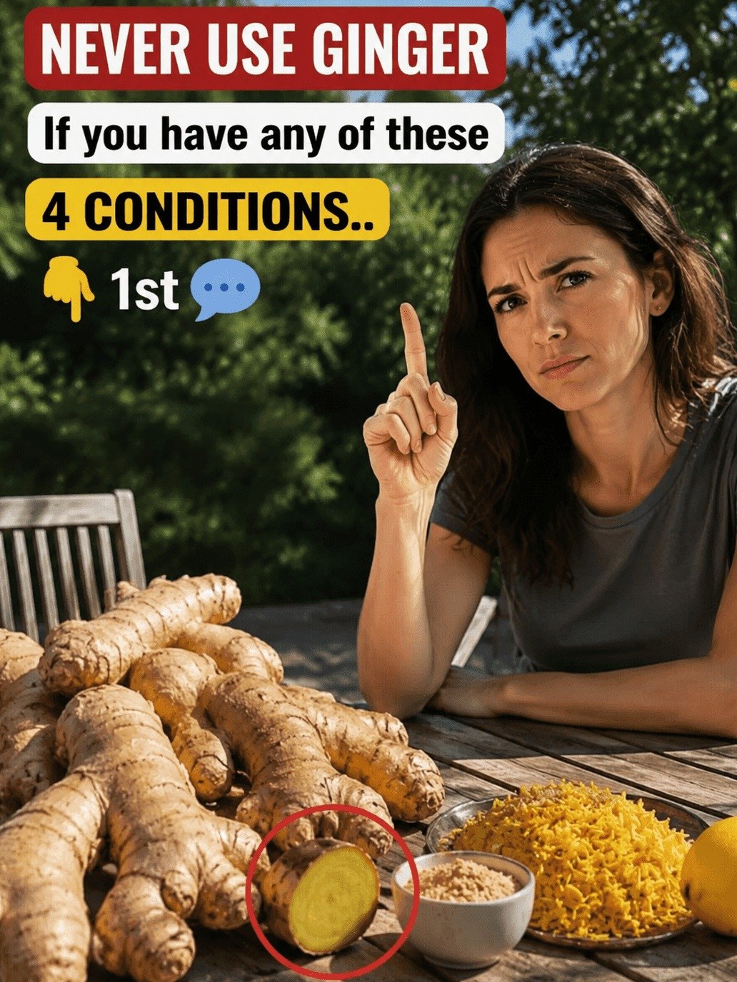 WARNING: Ginger Is a Superfood, But It Could Be DANGEROUS For YOU If You Have These 4 Hidden Conditions!
