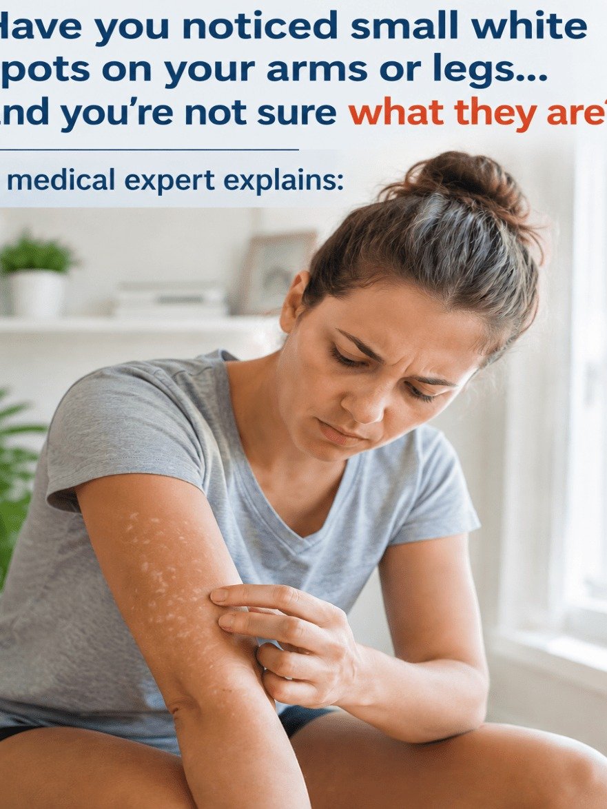 Seeing Small White Spots on Your Arms and Legs? What Your Skin is REALLY Telling You (And How to Stop Them!)