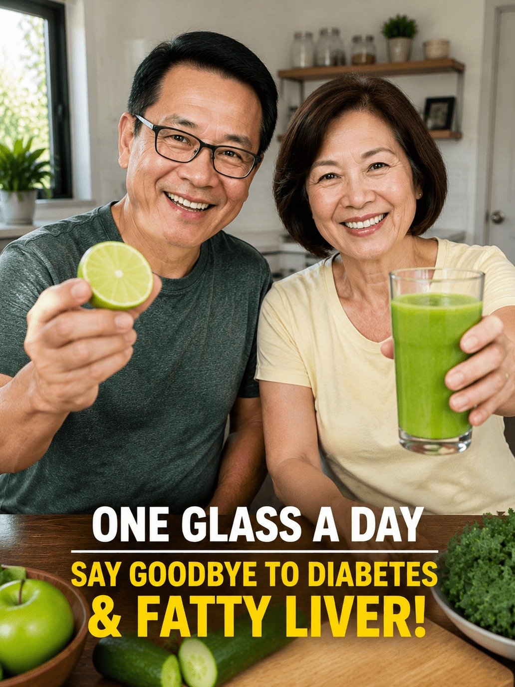 The 5-Ingredient Green Smoothie That Could FINALLY End Swollen Legs, Blood Sugar Chaos & Fatty Liver Worries!