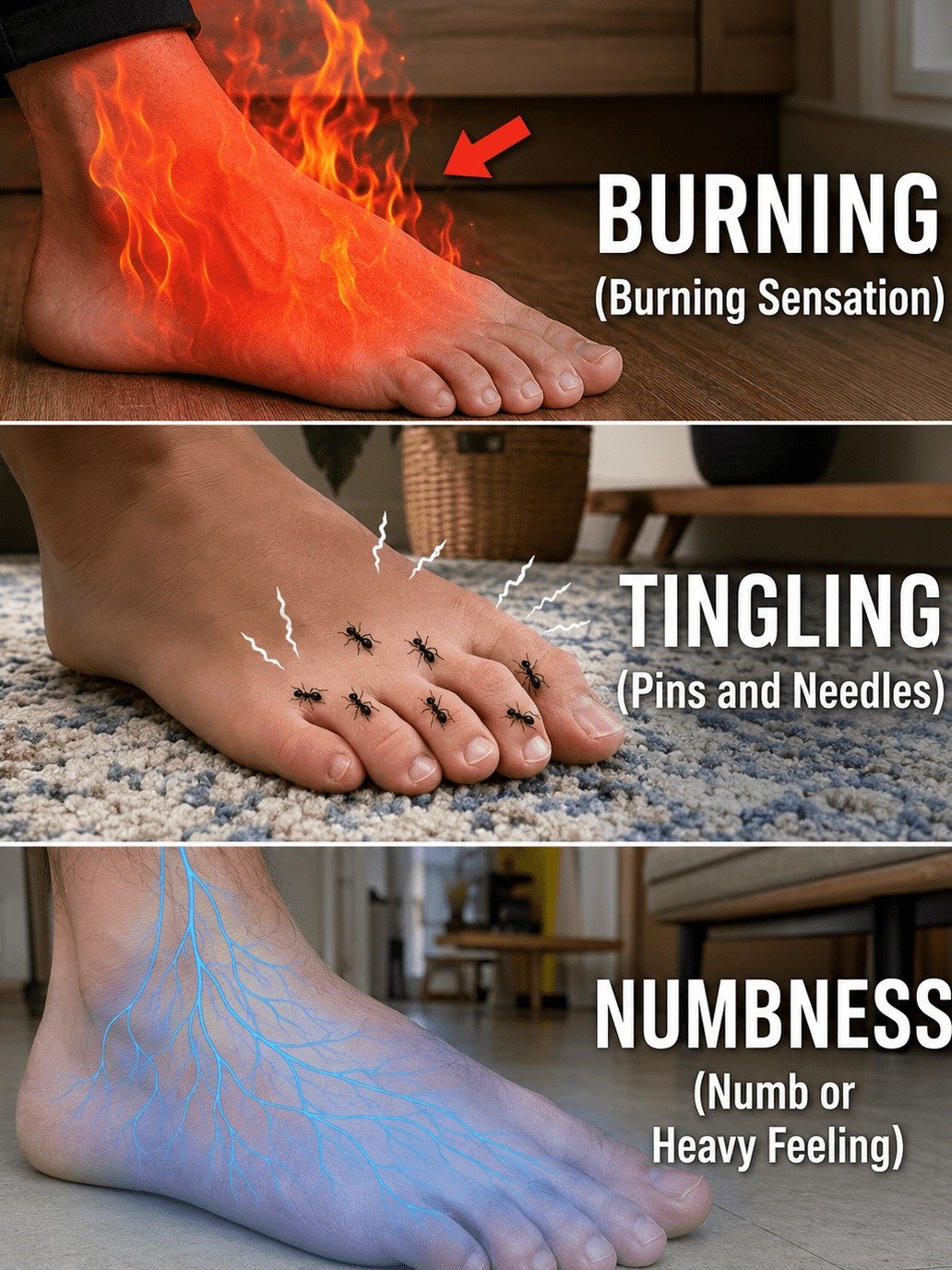 Is This Why Your Feet Are Always Burning, Numb, or Tingling? The Shocking Truth & 1 Daily Habit That Changes Everything!