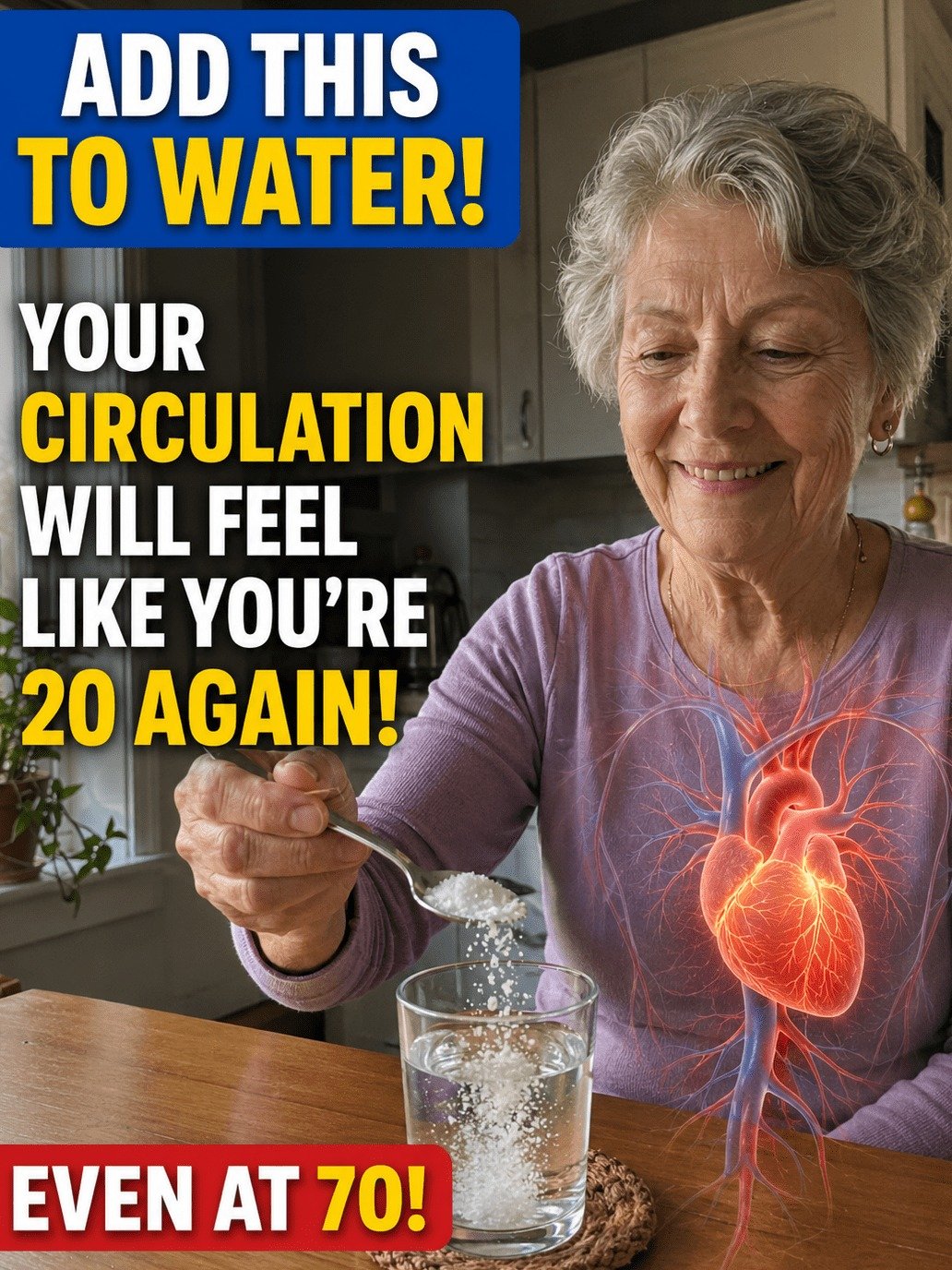 Feeling Tired & Achy? The #1 Mineral Older Adults Are Adding to Water for Game-Changing Energy and Circulation!