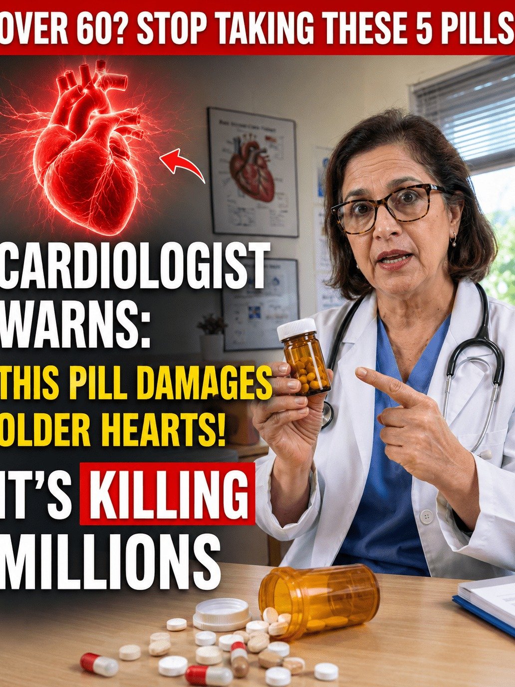 Cardiologist Reveals the Shocking Truth: This 'Healthy' Pill Millions of 60+ Adults Take Daily Is Secretly Damaging Their Hearts!