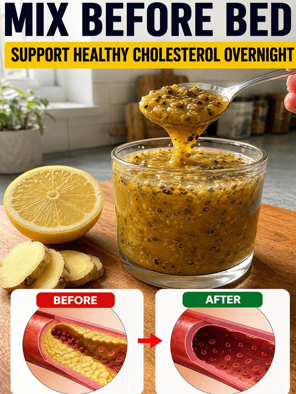 The Viral Bedtime Secret: 3 Ingredients That Could Melt Cholesterol While You Sleep!
